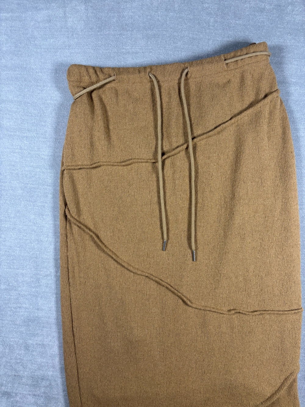 Camel‎ Drawstring Knit Skirt